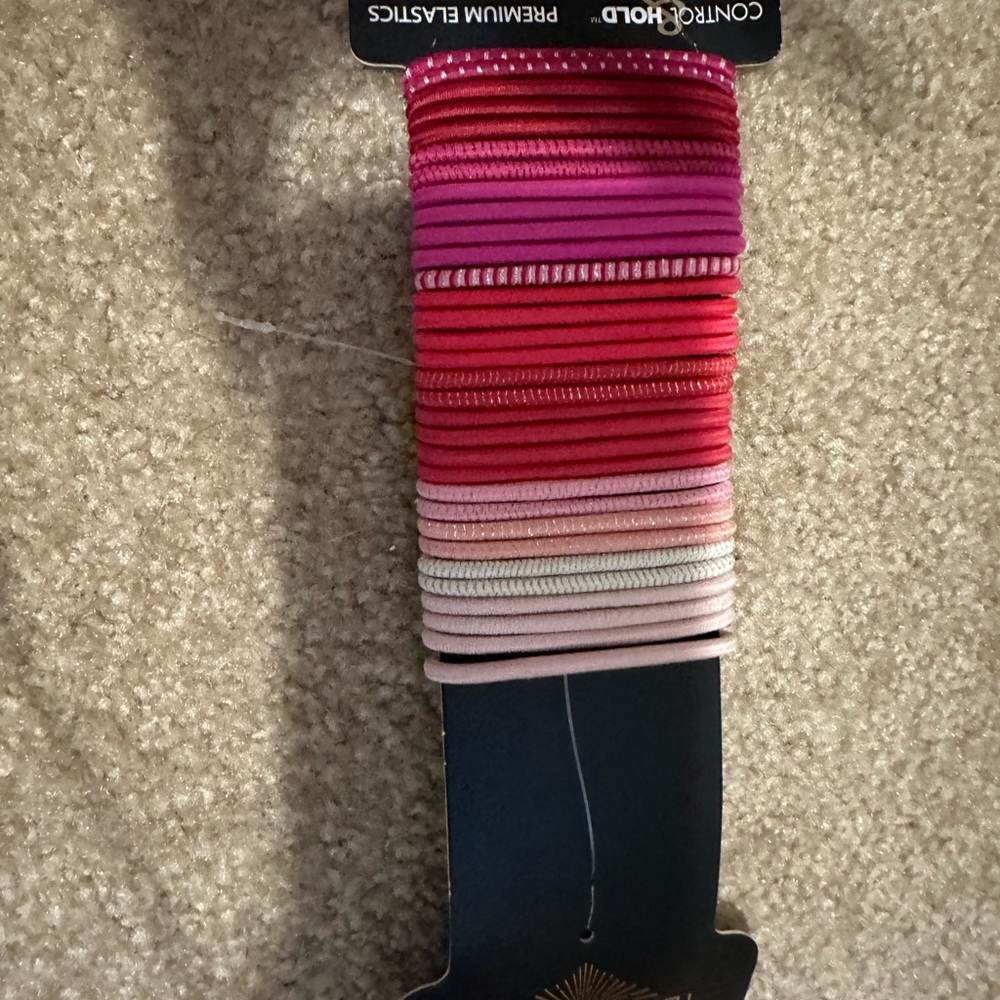 Abella Vibrant Pink Hair Tie Collection